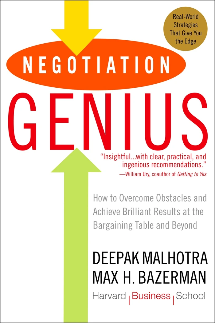 کاور کتاب Negotiation Genius