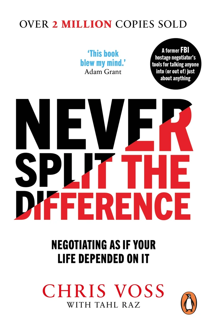 کاور کتاب Never Split the Difference