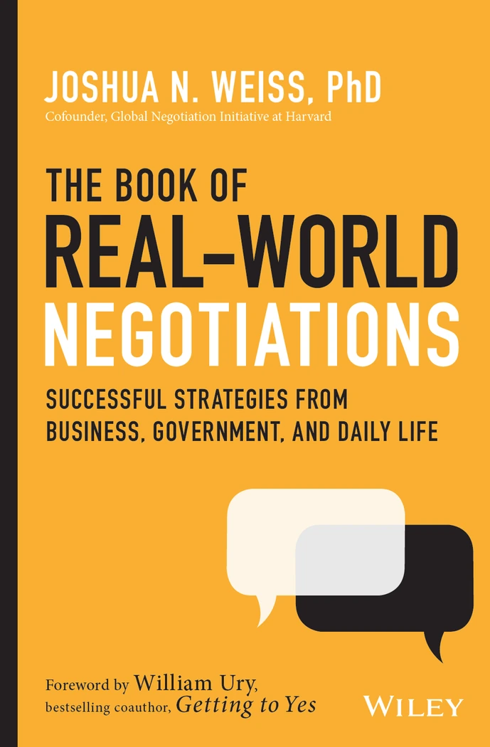 کاور کتاب The Book of Real-World Negotiations